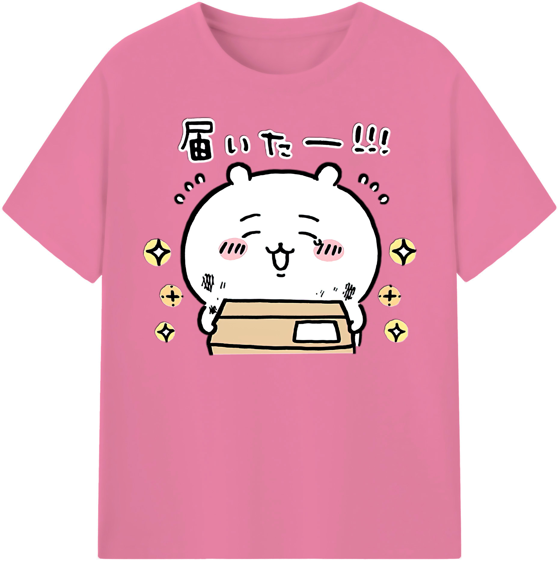 （画像用） ちいかわ ちいかわ Chii-kawa chiikawa 綿100％半袖Tシャツ（フロントプリント）
